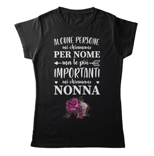 TeesBlitz T-Shirt Donna - MI chiamano Nonna - tee23-08