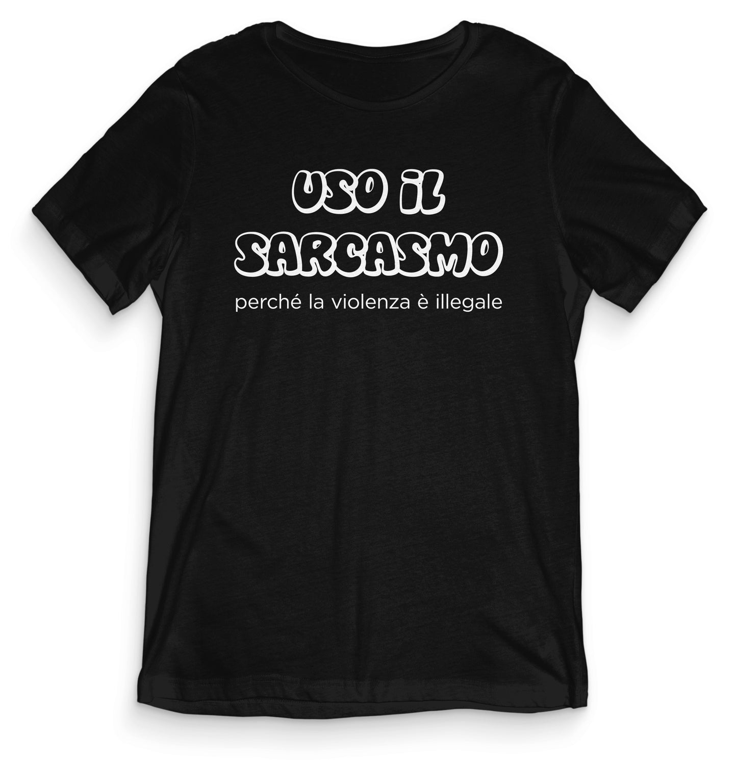 T-shirt Divertente - USO IL SARCASMO - tee24-008