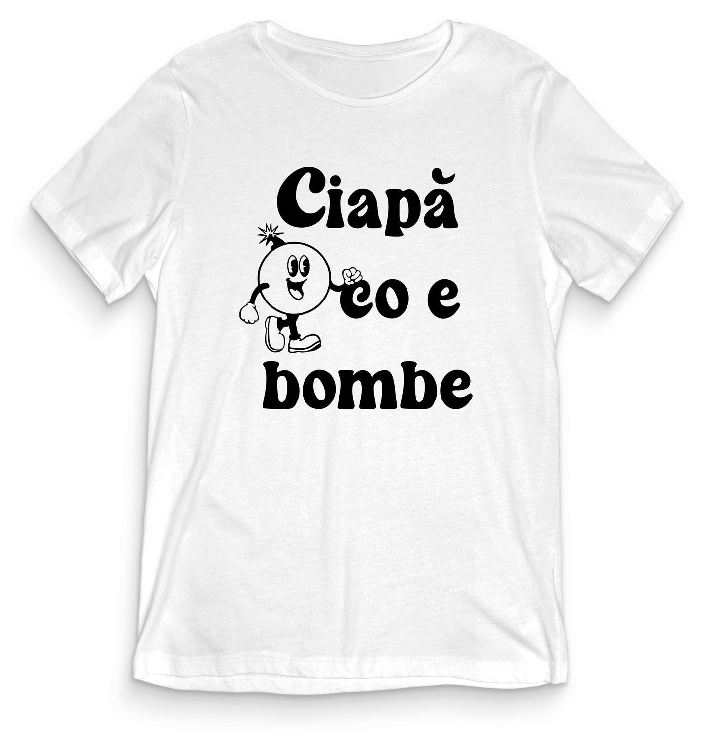 T-shirt Divertente - CIAPA' CO E BOMBE - tee24-020