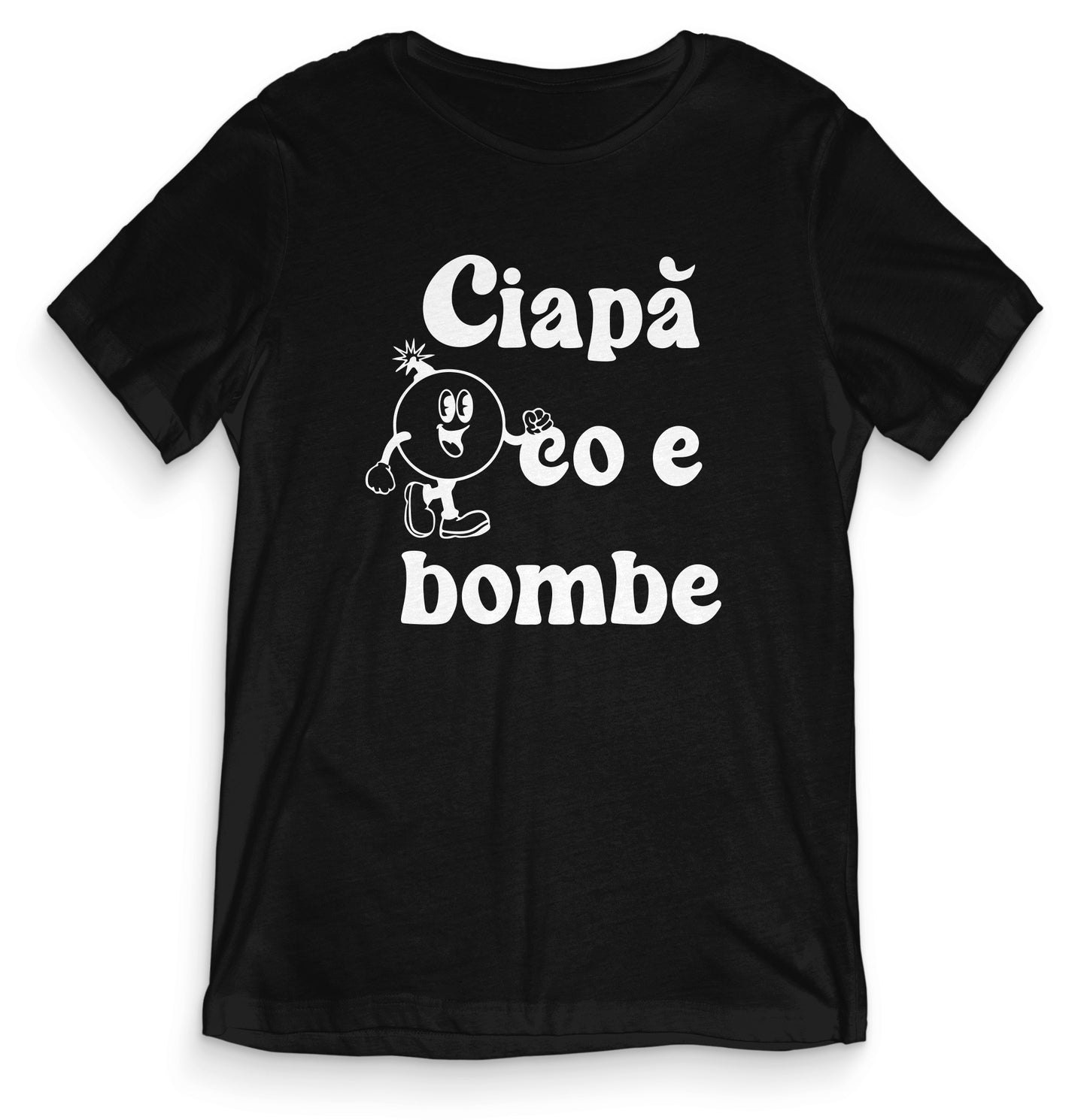 T-shirt Divertente - CIAPA' CO E BOMBE - tee24-020