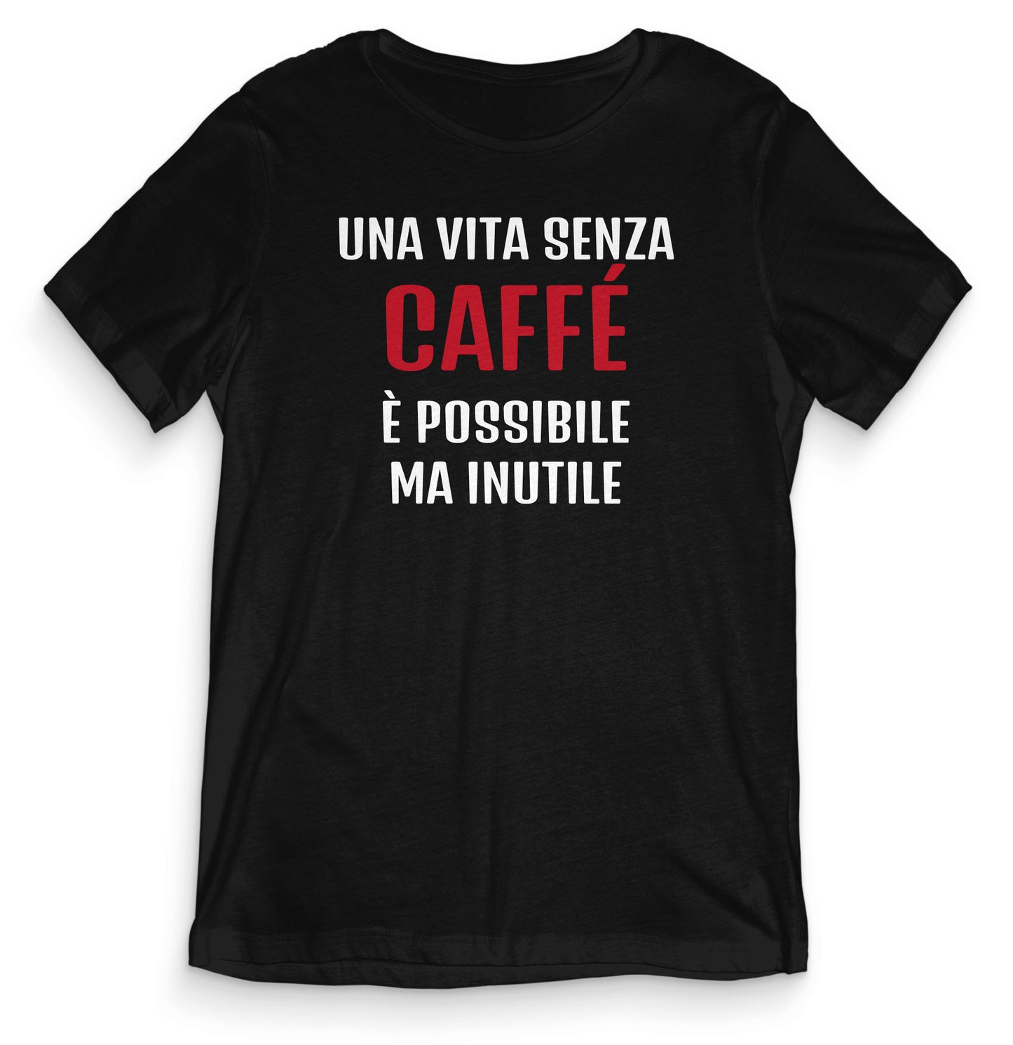 T-shirt Divertente - CAFFÈ - tee24-029