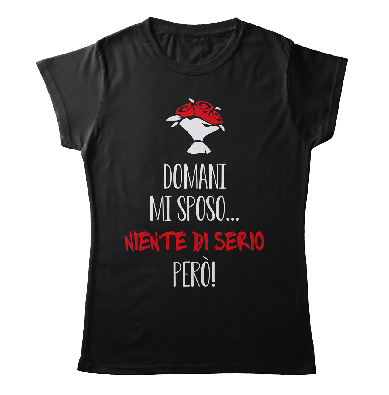 TeesBlitz T-Shirt ADDIO CELIBATO/NUBILATO - Niente di serio - teeADNC-011