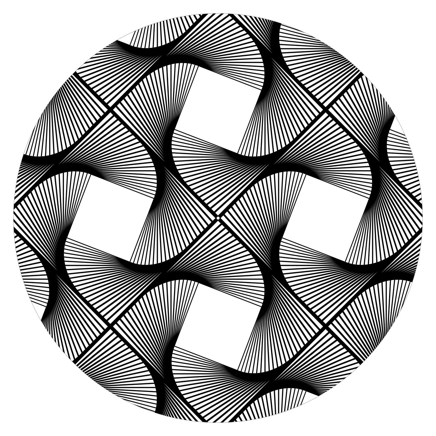 Slipmats 33 TB-1029 - Panno feltro giradischi - Geometry