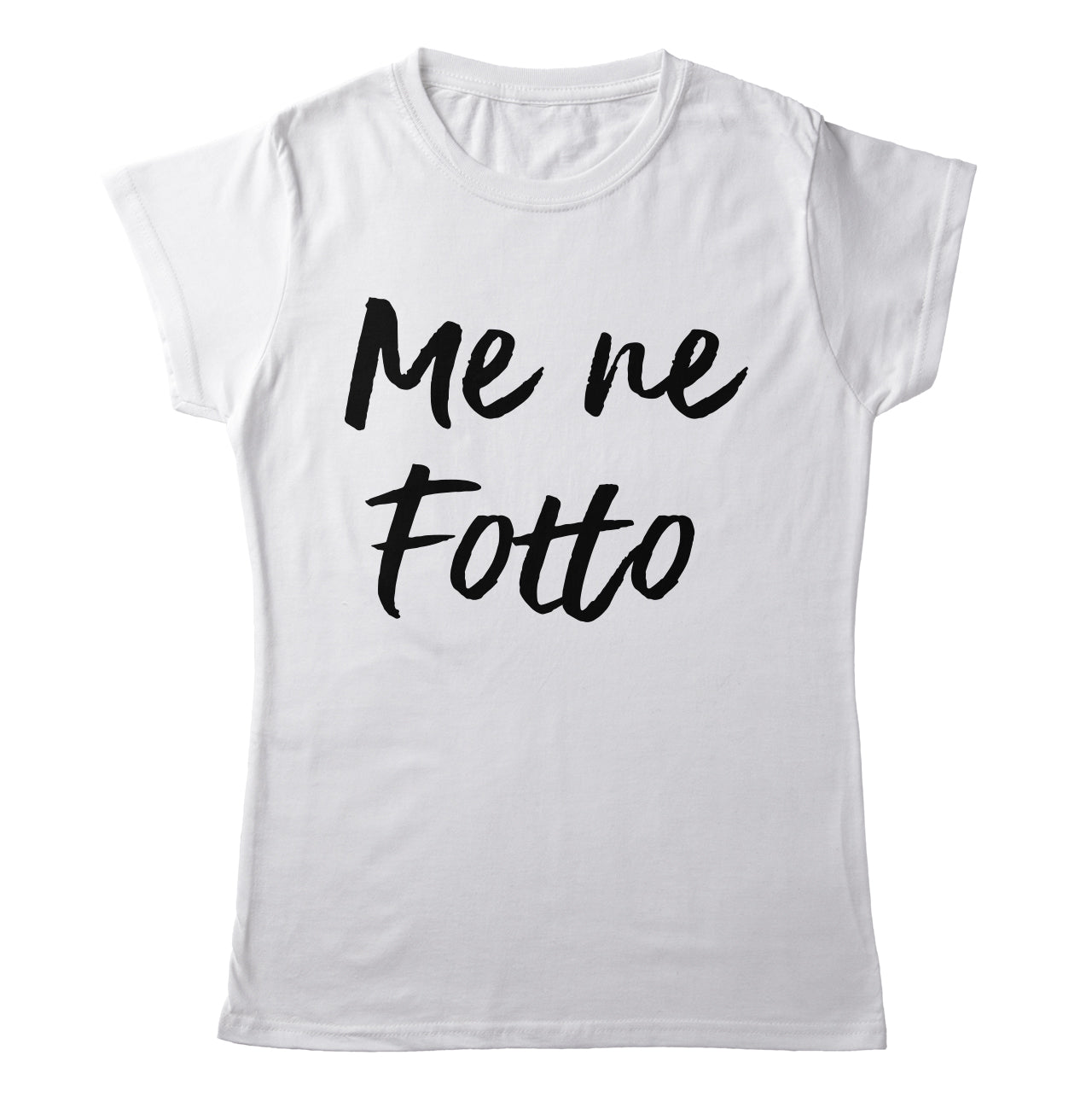 TeesBlitz T-Shirt divertente - Me ne fotto - tee21-024