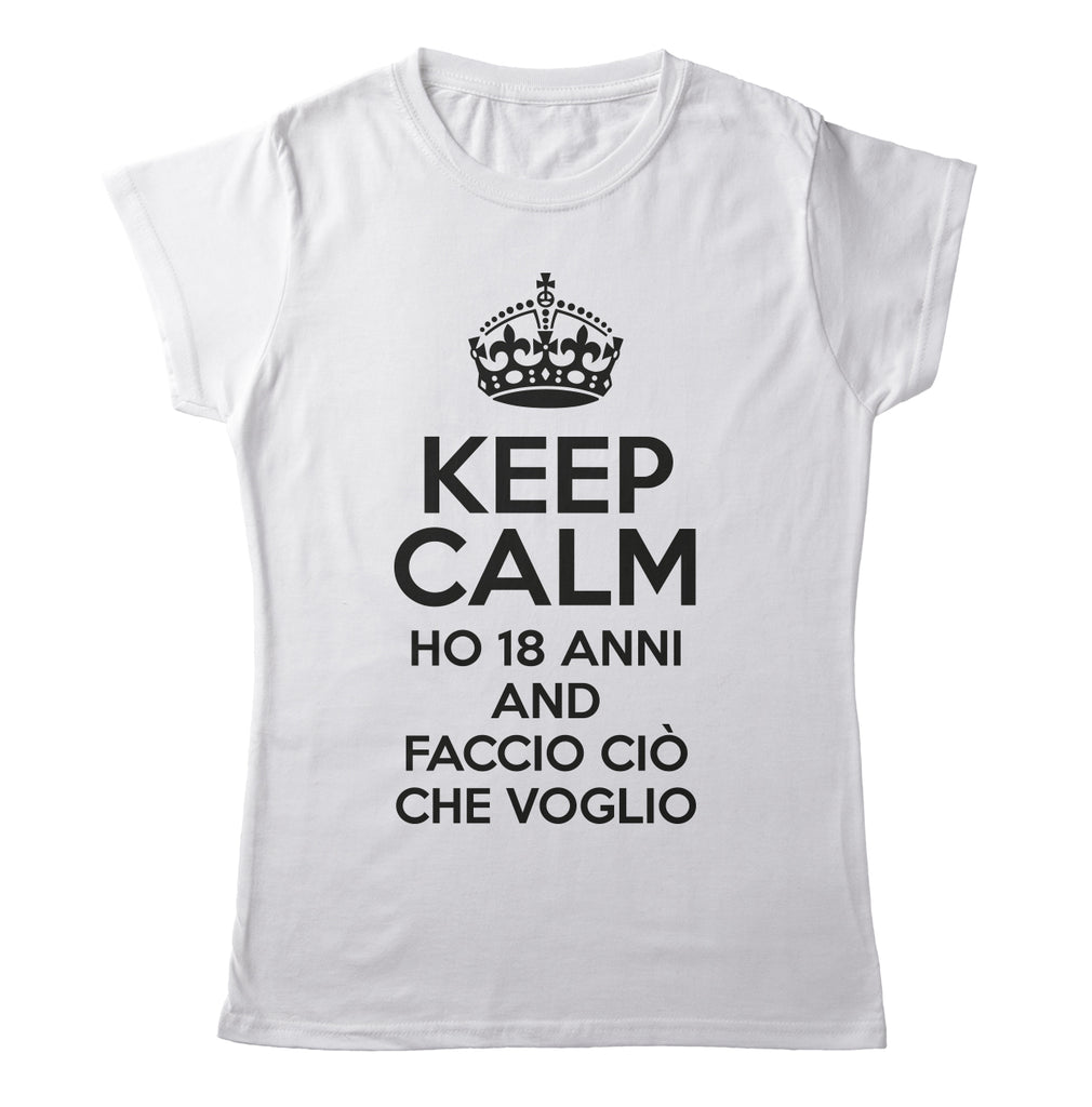 My Digital Print - T Shirt Uomo Divertenti, Keep Calm è Il Mio