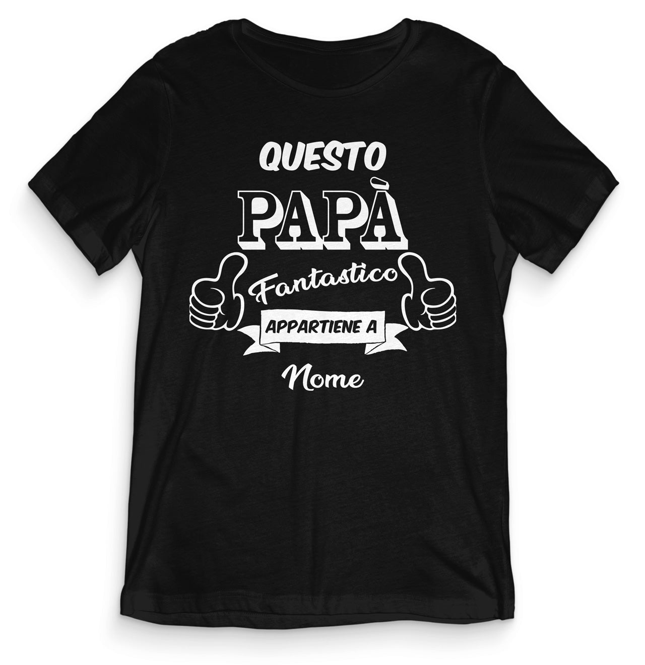 TeesBlitz T-Shirt divertente - Questo papà fantastico appartiene a (NOME) - tee21-039